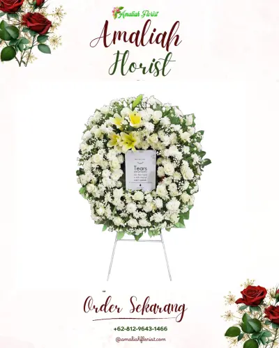 Krans Bunga Duka Cita di Kemang