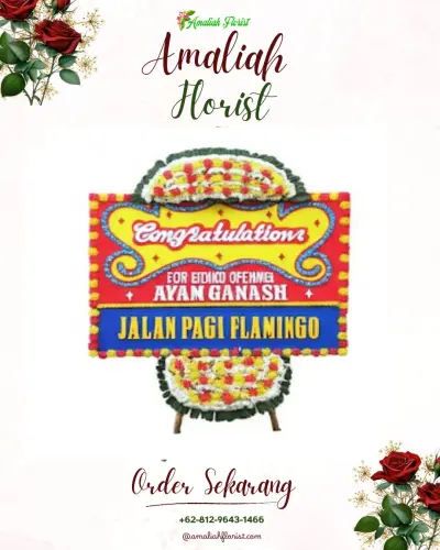 Bunga Papan Congratulation di Kemang